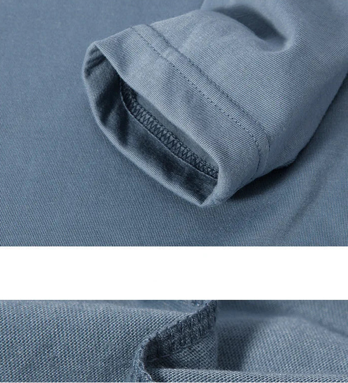 Detailansicht des Ärmelbündchens des Langarm-T-Shirts