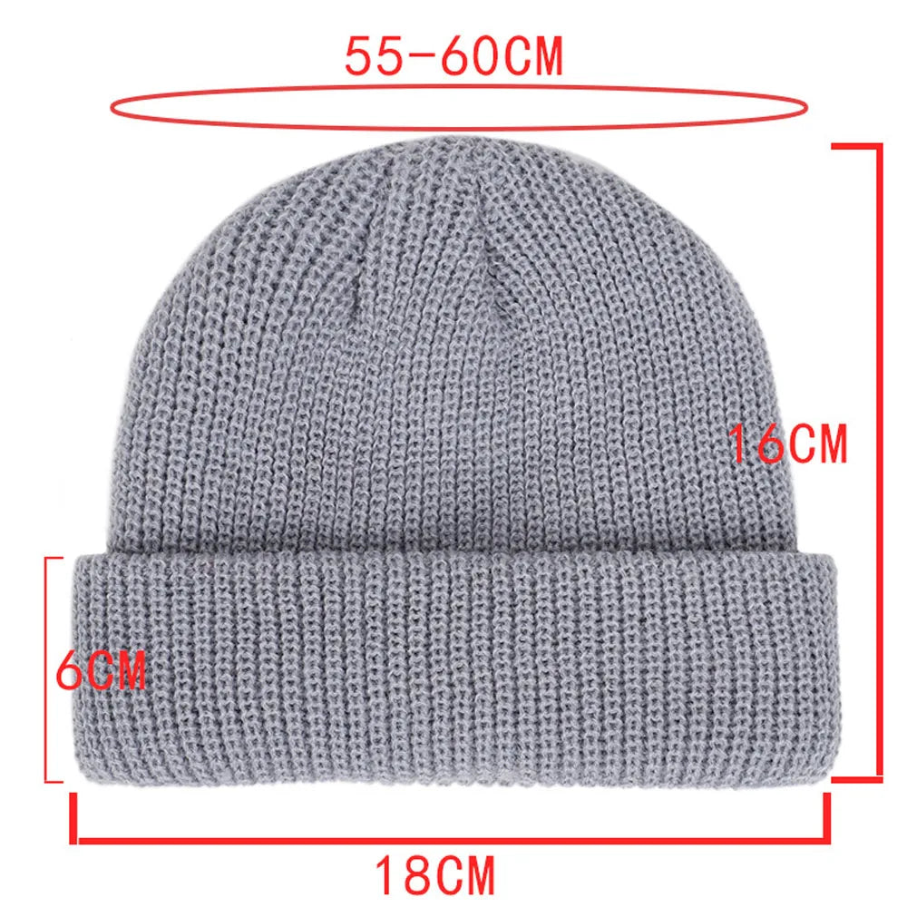 Dimensions du bonnet Docker en tricot