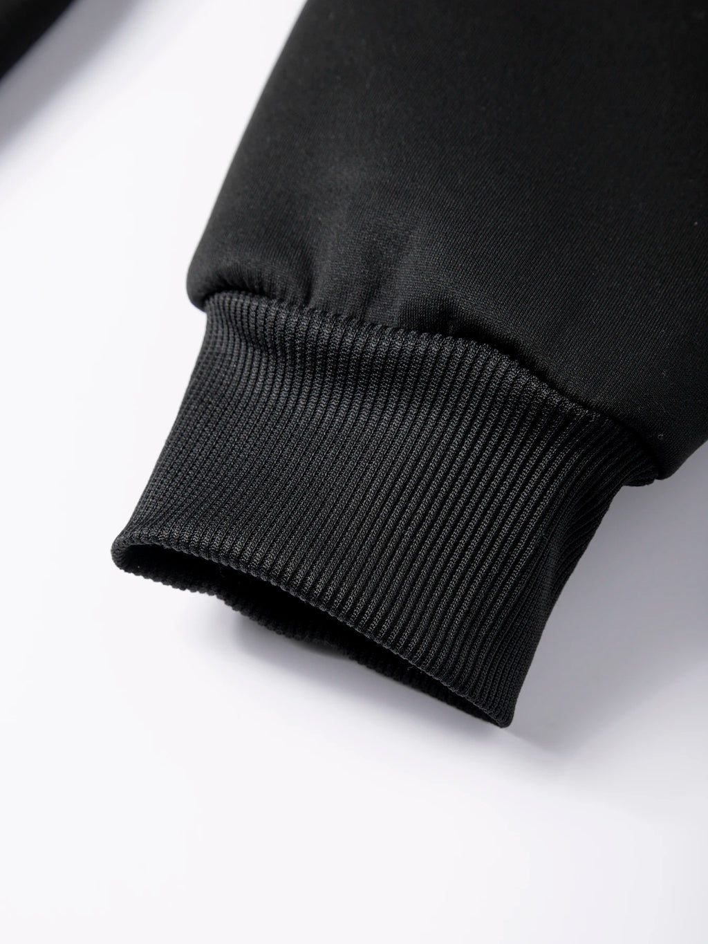 Men's Sherpa Lined Hooded Jacket - ribbed cuff detail