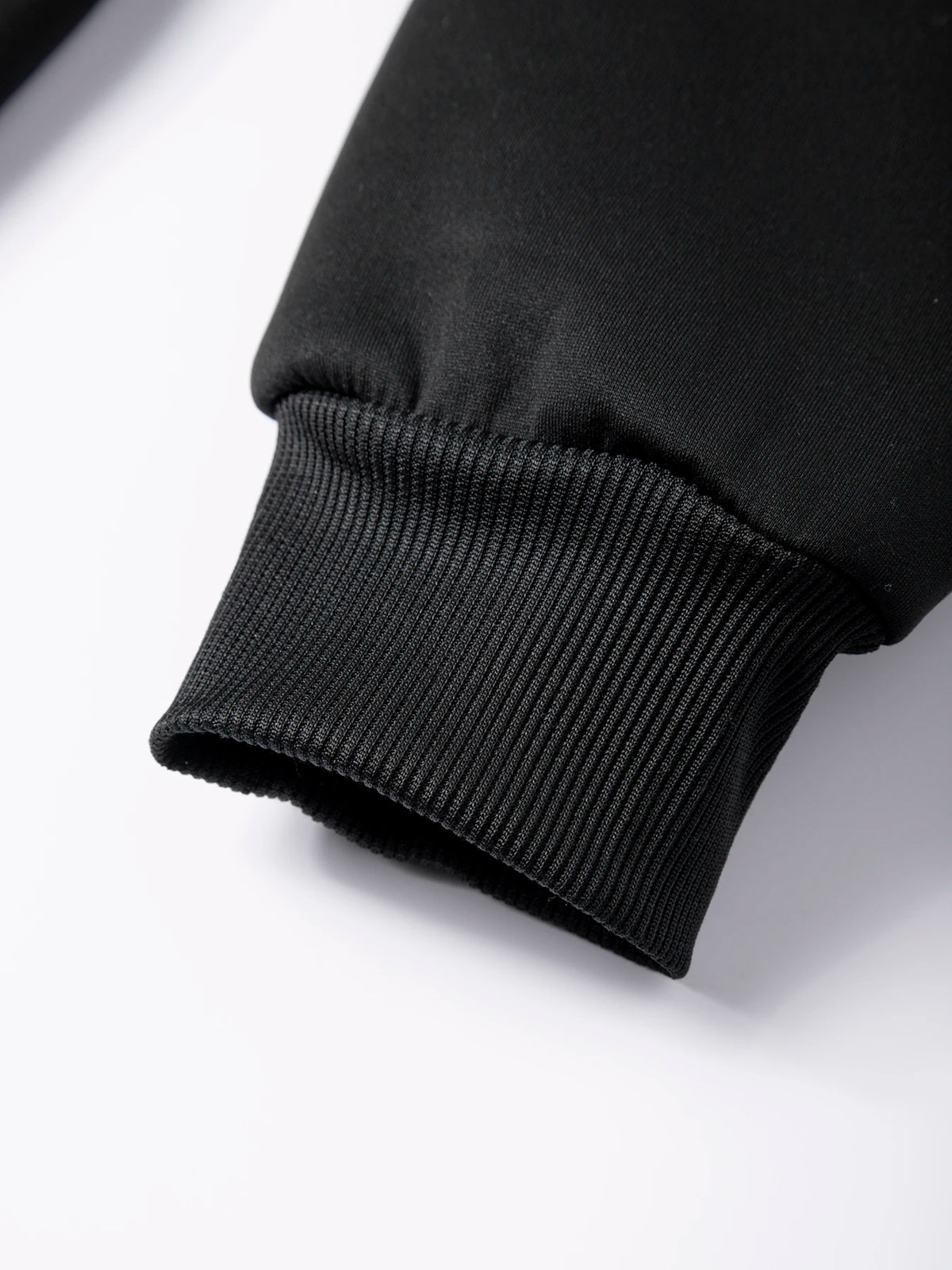 Men's Sherpa Lined Hooded Jacket - ribbed cuff detail