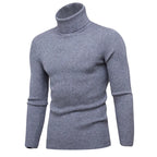 Herren-Rollkragenpullover in Dunkelgrau